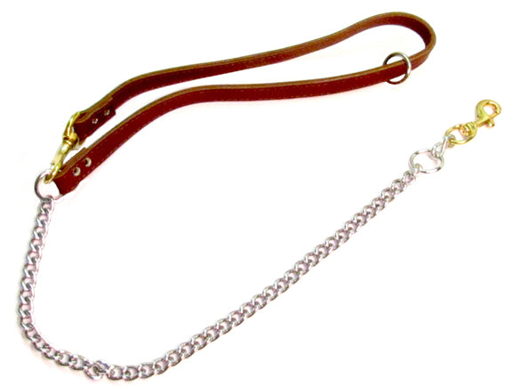 Omnipet Leather And Chain Tree Tie Lead – Hunting Dog Supply