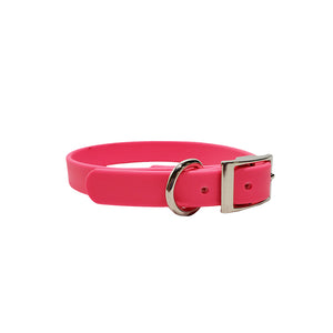 LCS 3/4 Inch Leather Feel D-Ring Collar