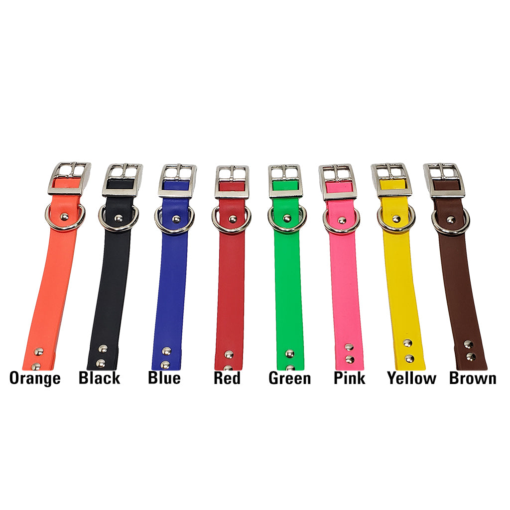 LCS Leather Feel 1" O-Ring Collars