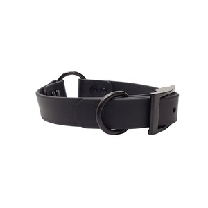 LCS Leather Feel 1" Collar with Black Hardware