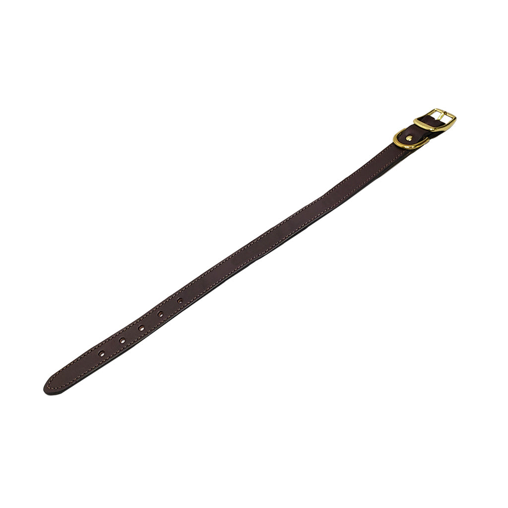 Omnipet LCS Premium Leather Collar 3/4 Inch D-Ring – Hunting Dog Supply