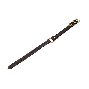 LCS Premium Leather Collar 3/4 Inch O-Ring