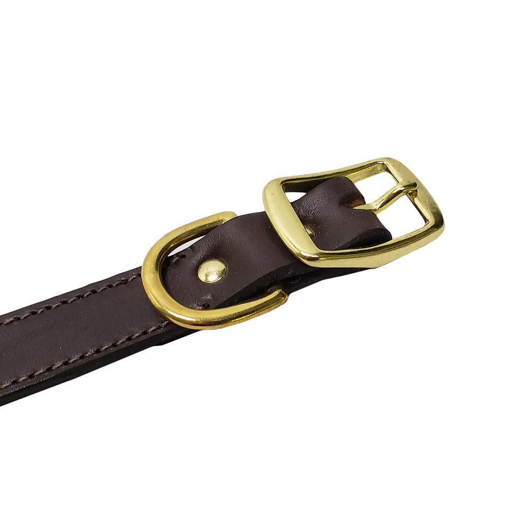 LCS Premium Leather Collar 3/4 Inch O-Ring