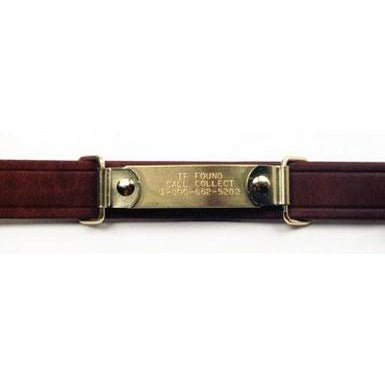 Omnipet Slide On Brass Name Plate – Hunting Dog Supply