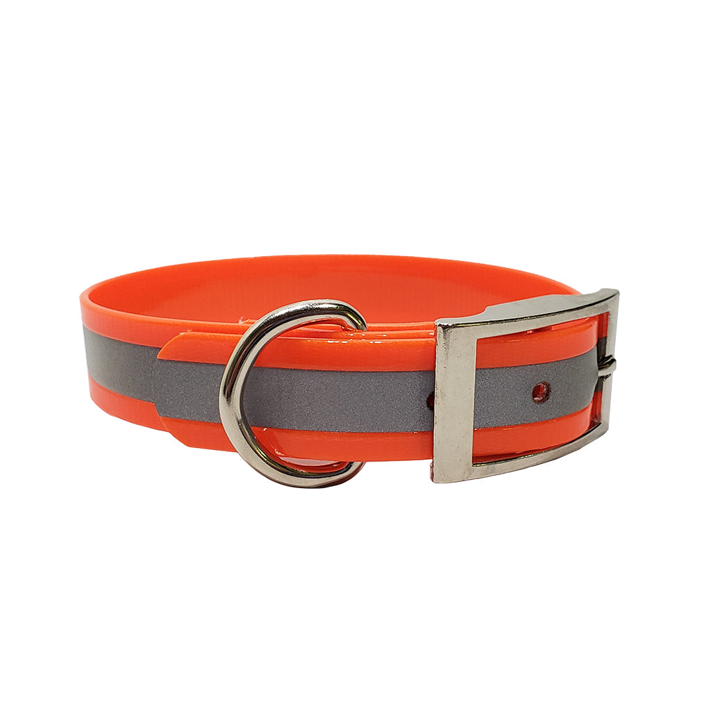 LCS Reflective Dayglo 1 Inch D Ring Collar