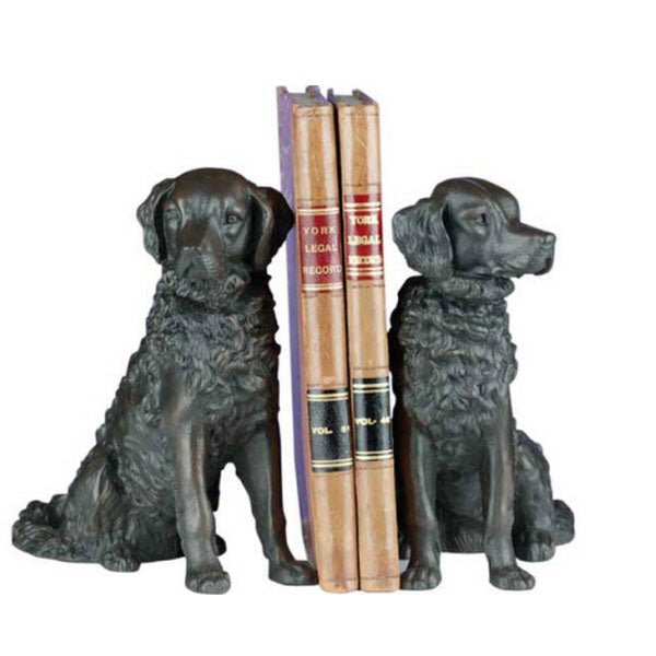 OK CASTING, LLC Sitting Spaniel Bookends – Hunting Dog Supply