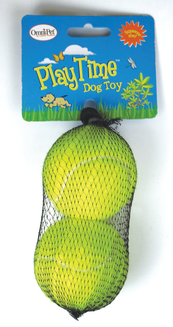 Tennis Ball with Squeaker Dog Toy