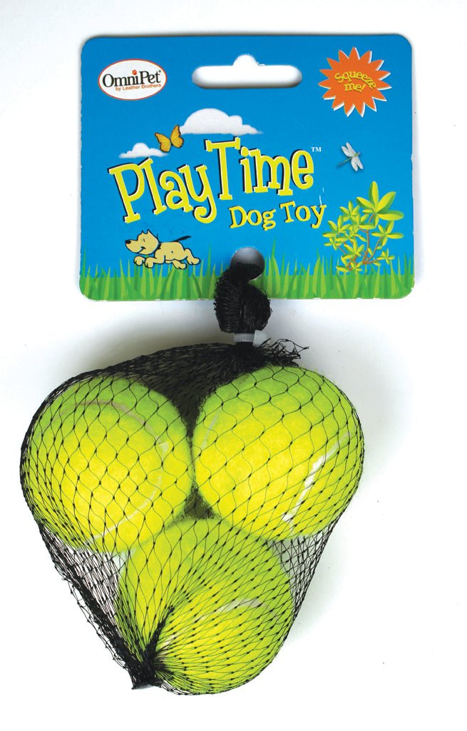 Tennis Ball with Squeaker Dog Toy