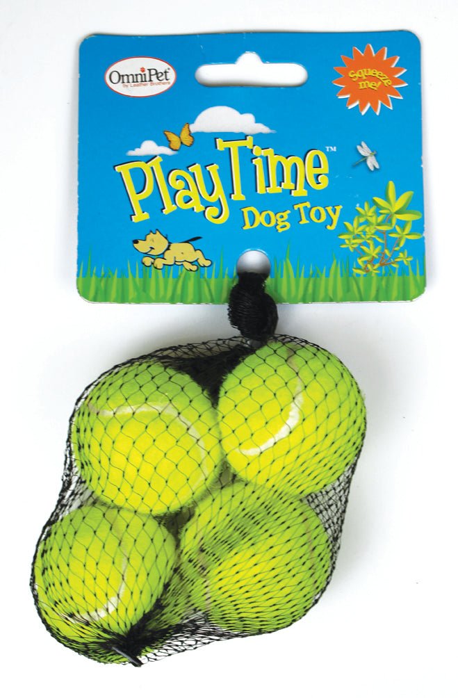Omnipet Tennis Ball with Squeaker – Hunting Dog Supply