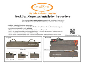 Mud River Truck Seat Organizer
