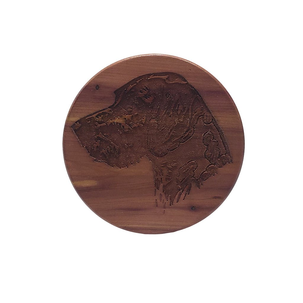 Selman's Turkey Calls Bird Dog Cedar Coaster