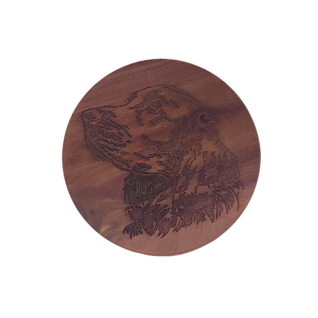 Selman's Turkey Calls Bird Dog Cedar Coaster