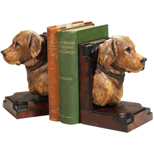 Golden best sale retriever bookends