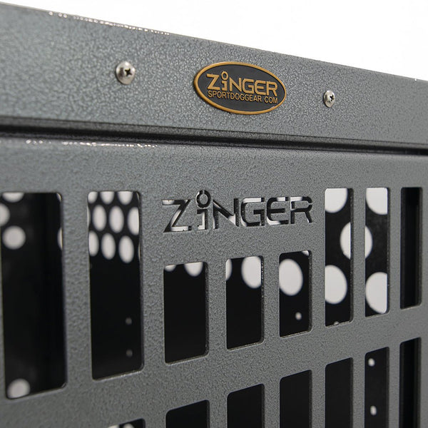 Zinger Deluxe 6000 Front & Back Entry Aluminum Dog Crate - Large Dogs